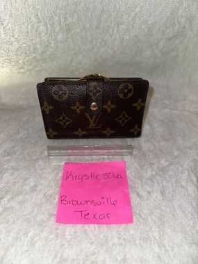 Louis Vuitton French Monogram Canvas Vintage Kisslock Wallet